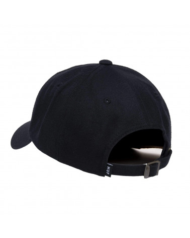 HUF Cappello Test Screen Curved Visor 6-Panel Hat Black