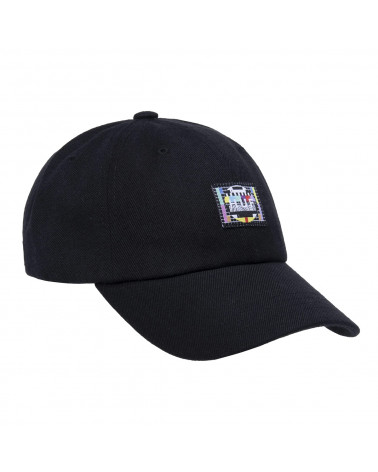 HUF Cappello Test Screen Curved Visor 6-Panel Hat Black