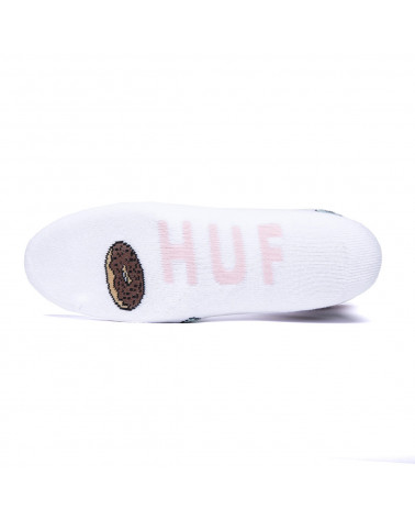 HUF Calze Feed Time Sock White
