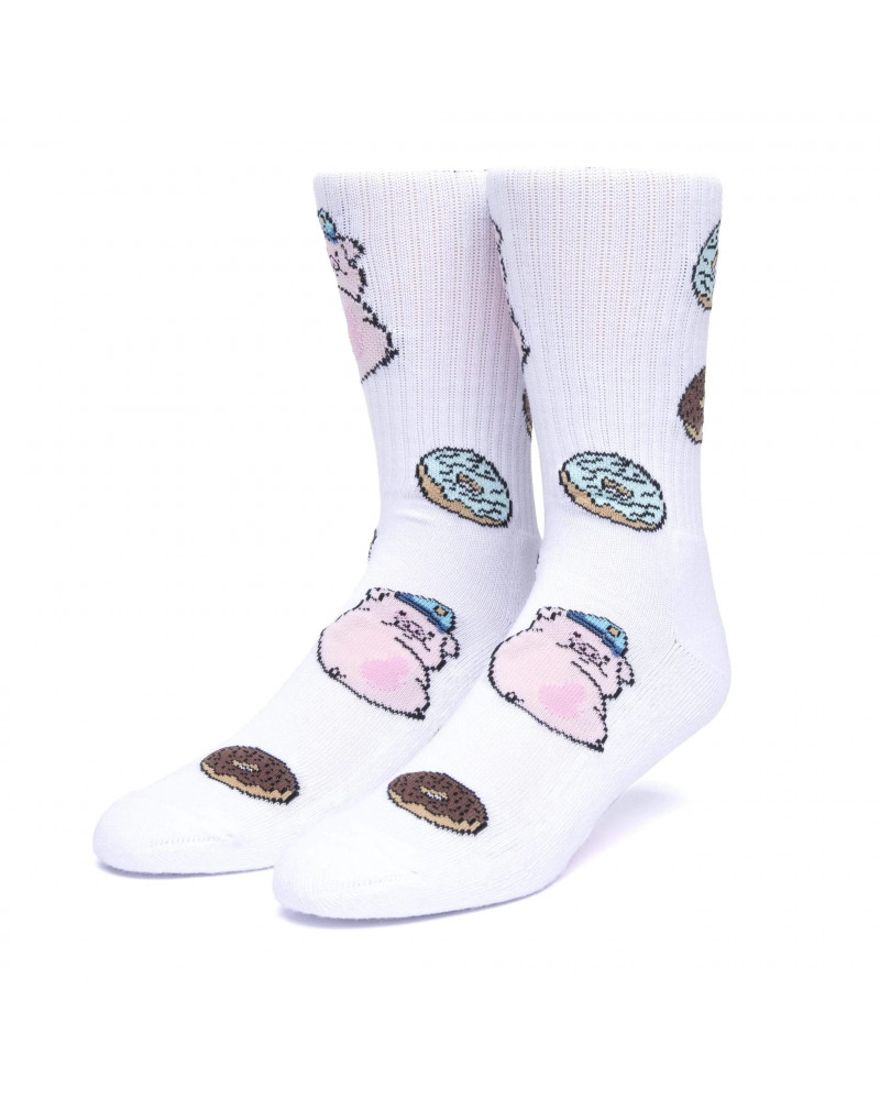 HUF Feed Time Sock White