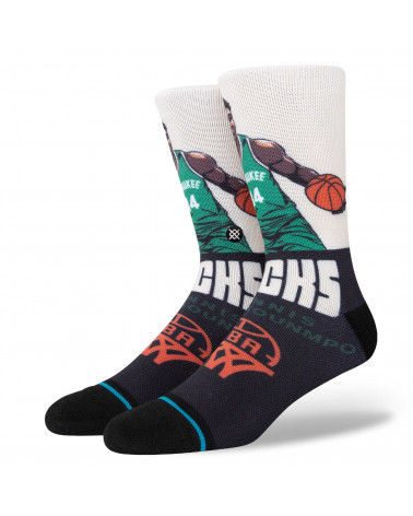Stance Graded Giannis Crew Sock Tan