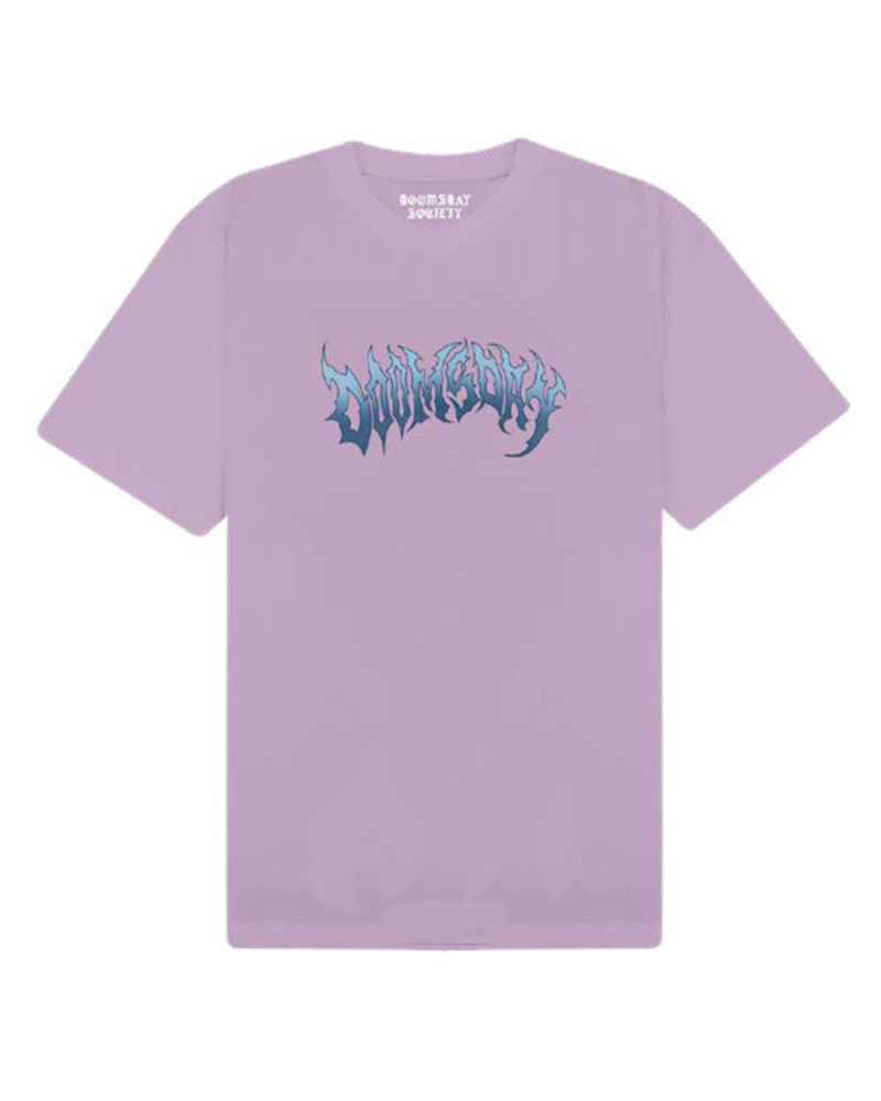 mechanisch Mevrouw heel fijn Doomsday Surf In Hell T-Shirt Lilac | Doomsday Clothing