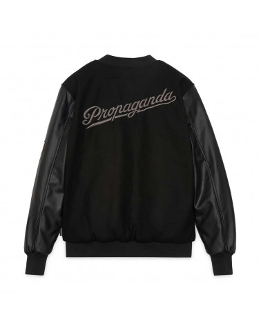 Propaganda Baseball Varsity Jacket Black