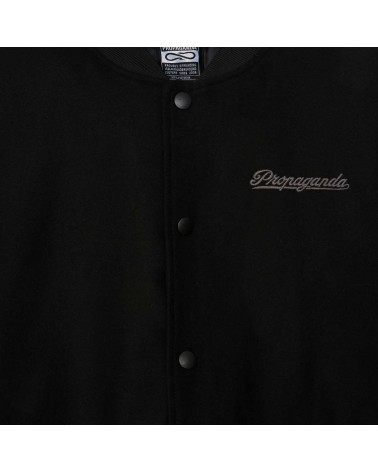 Propaganda Baseball Varsity Jacket Black