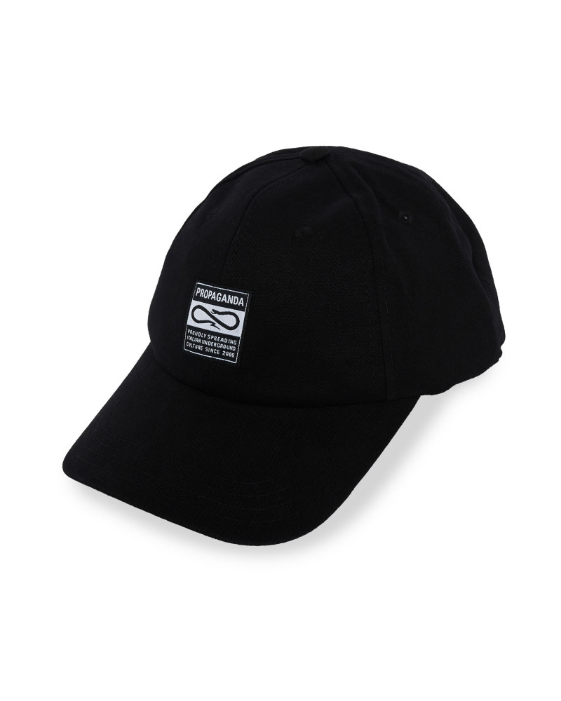Propaganda Label Cap Black