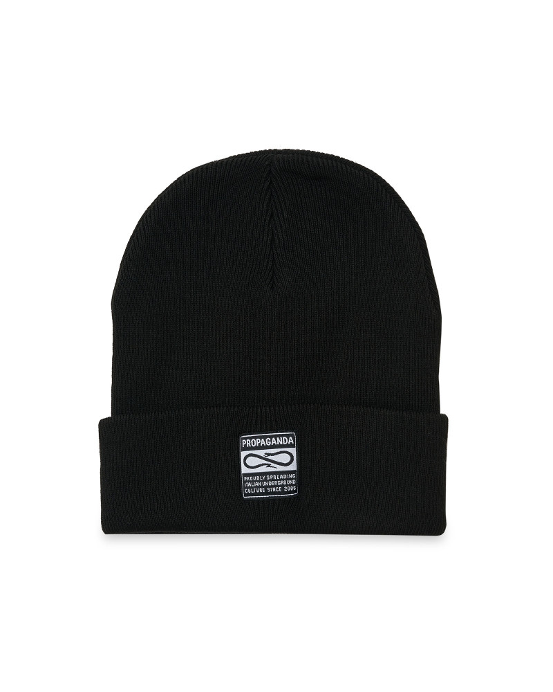 Propaganda Cappello Label Beanie Black