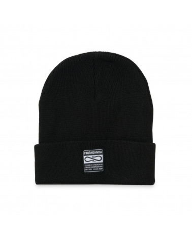 Propaganda Label Beanie Black
