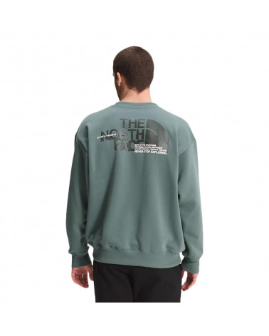 The North Face Felpa Coordinates Crewneck Balsam Green