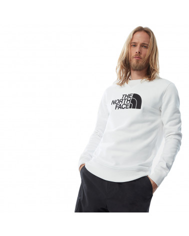 The North Face Felpa Drew Peak Crew White/Black