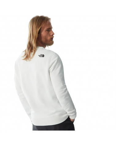 The North Face Felpa Drew Peak Crew White/Black