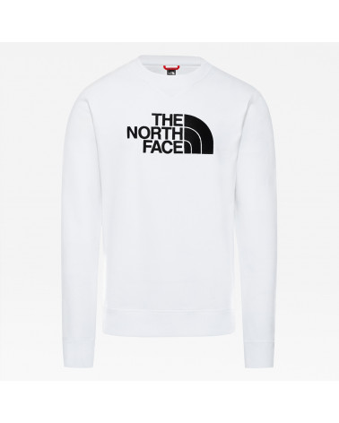 The North Face Felpa Drew Peak Crew White/Black