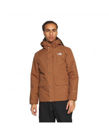 The North Face Giacca Pinecroft Triclimate Jacket Pinecone Brown/Thyme Brushwood