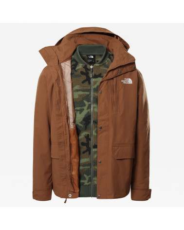 The North Face Pinecroft Triclimate Jacket Pinecone Brown/Thyme Brushwood