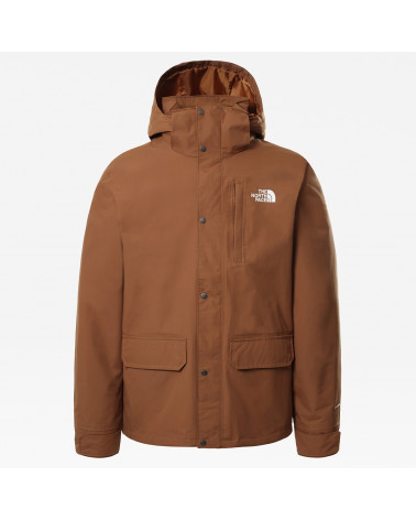 The North Face Giacca Pinecroft Triclimate Jacket Pinecone Brown/Thyme Brushwood