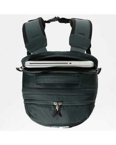 The Nort Face Zaino Borealis Dark Sage Green/Red Orange