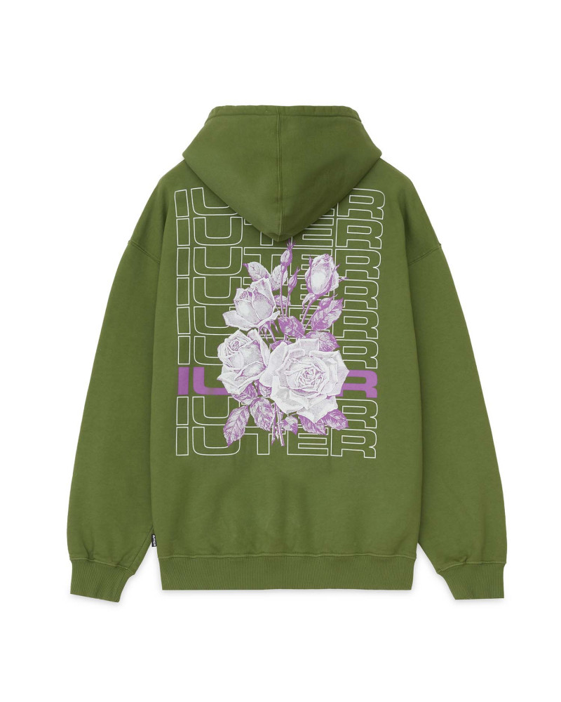 Iuter Sweatshirt Spine Hoodie Army