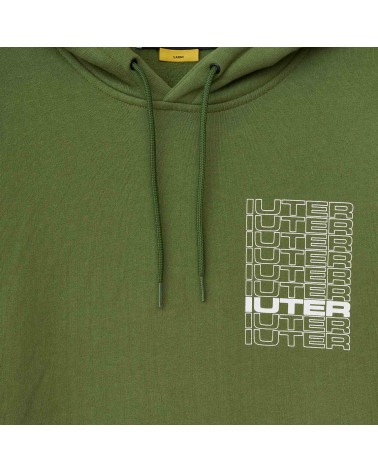 Iuter Sweatshirt Spine Hoodie Army