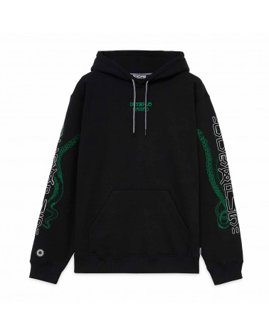 Octopus Felpa Bandana Logo Hoodie Black