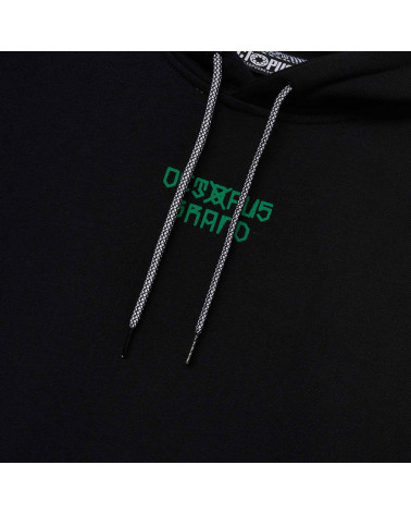 Octopus Felpa Bandana Logo Hoodie Black