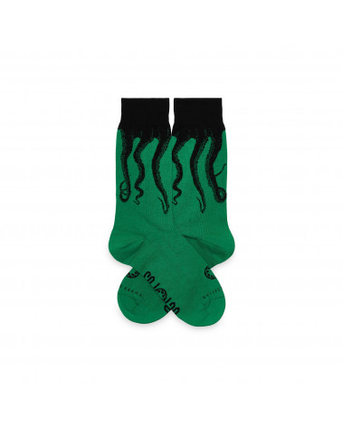 Octopus Socks Original Green/Black