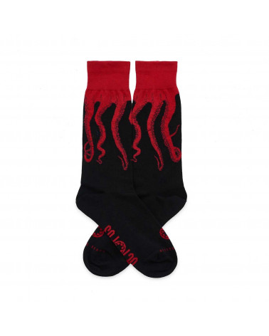 Octopus Calze Socks Original Black/Red