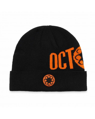 Octopus Cappello Logo Fold Beanie Black