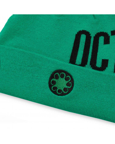 Octopus Logo Fold Beanie Green