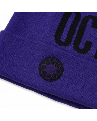 Octopus Cappello Logo Fold Beanie Purple
