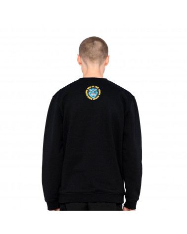 Santa Cruz Sweatshirt SW Logo Mash Crew Black