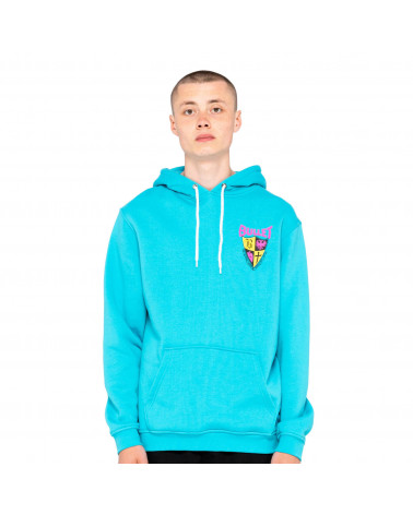 Santa Cruz Sweatshirt Bullet Riot Hood Cyan