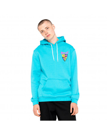 Santa Cruz Sweatshirt Bullet Riot Hood Cyan