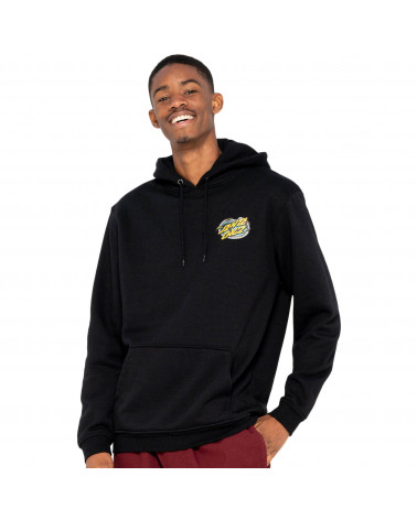 Santa Cruz Sweatshirt Pool Snakes Hand Hood Black