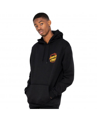 Santa Cruz Felpa Salba Tiger Club Hood Black