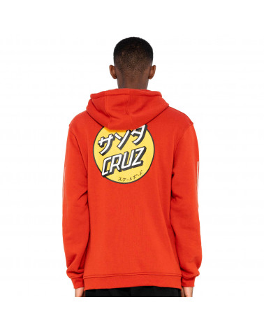Santa Cruz Felpa Mixed Up Dot Hood Ketchup