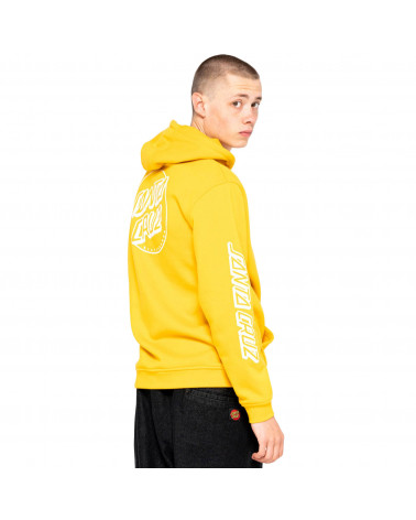 Santa Cruz Felpa Opus Dot Stripe Hood Mustard