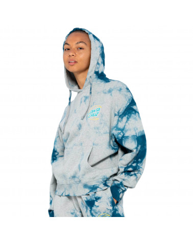 Santa Cruz Felpa Empty Moon Dot Hood Heather Splash
