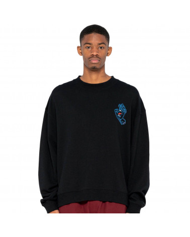 Santa Cruz Felpa Void Hand Crew Black