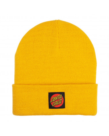 Sabta Cruz Classic Label Beanie Mustard