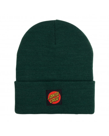 Santa Cruz Classic Label Beanie Dark Olive