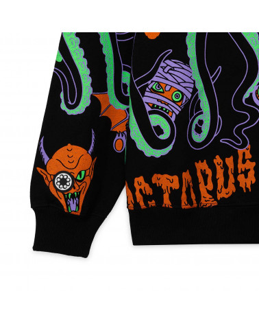 Octopus Sweatshirt Halloween Octopus Monsters Family Hood
