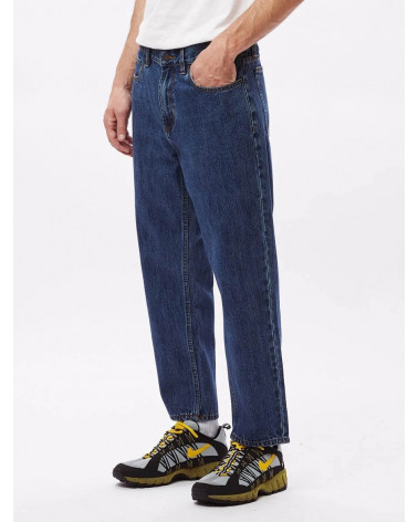 Obey Pantalone Bender '90 Denim Stone Wash