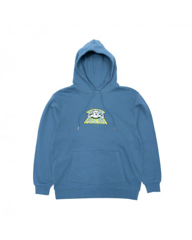 RIPNDIP Felpa Capitan Fuck Off Embroidered Hoodie Slate
