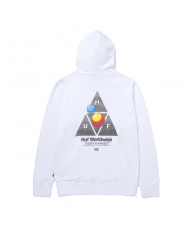 HUF Video Format TT PO Hoodie White