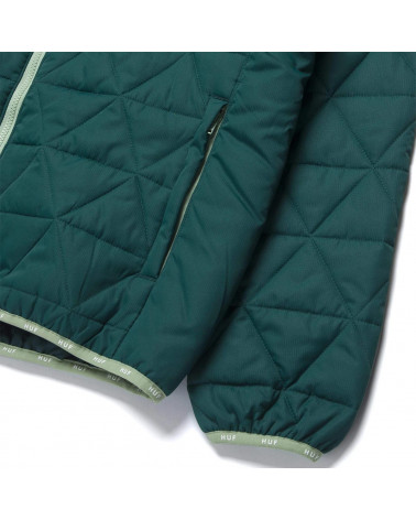 HUF Giacca Polygon Quilted Jacket Sycamore