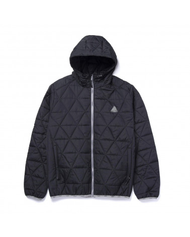 HUF Giacca Polygon Quilted Jacket Black