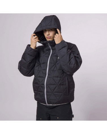 HUF Polygon Quilted Jacket Black