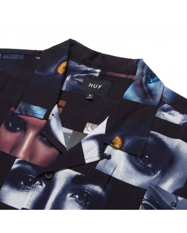 HUF Camicia Optic SS Resort Top Black
