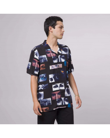 HUF Camicia Optic SS Resort Top Black