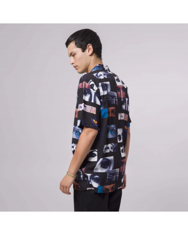 HUF Camicia Optic SS Resort Top Black