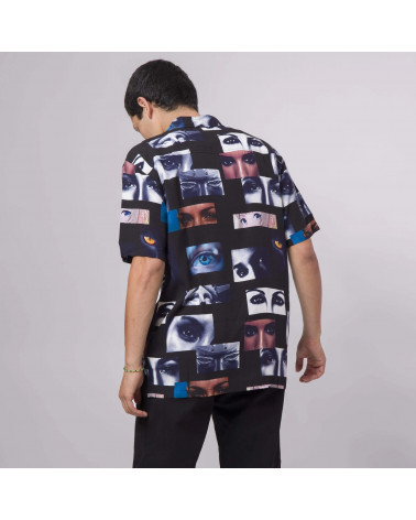 HUF Camicia Optic SS Resort Top Black
